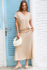 Beige skirt suit