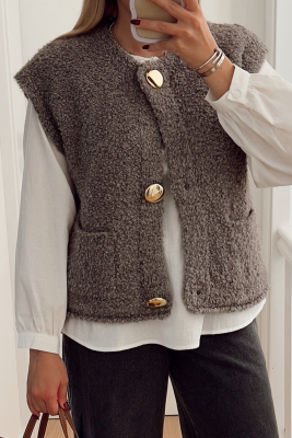 Dark Grey vest LC853490-P2011
