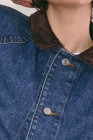 Dark Blue women's denim jacket