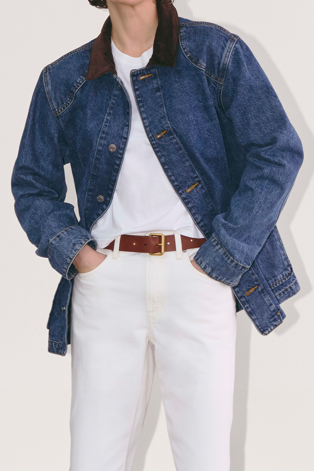 Dark Blue women's denim jacket