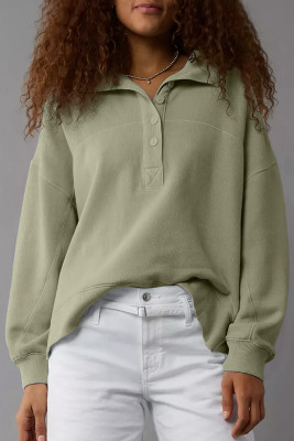 Meadow Mist Green pullover sweatshirt LC25319342-P2009
