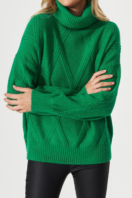 Dark Green sweater LC2726314-P209