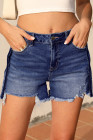 EVALESS Women's Spring and Summer Denim Shorts with Pockets Ladies Pants