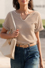 Brown Stripe T-shirt