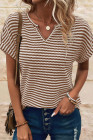 Brown Stripe T-shirt
