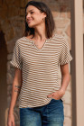 Brown Stripe T-shirt