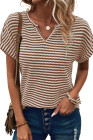 Brown Stripe T-shirt