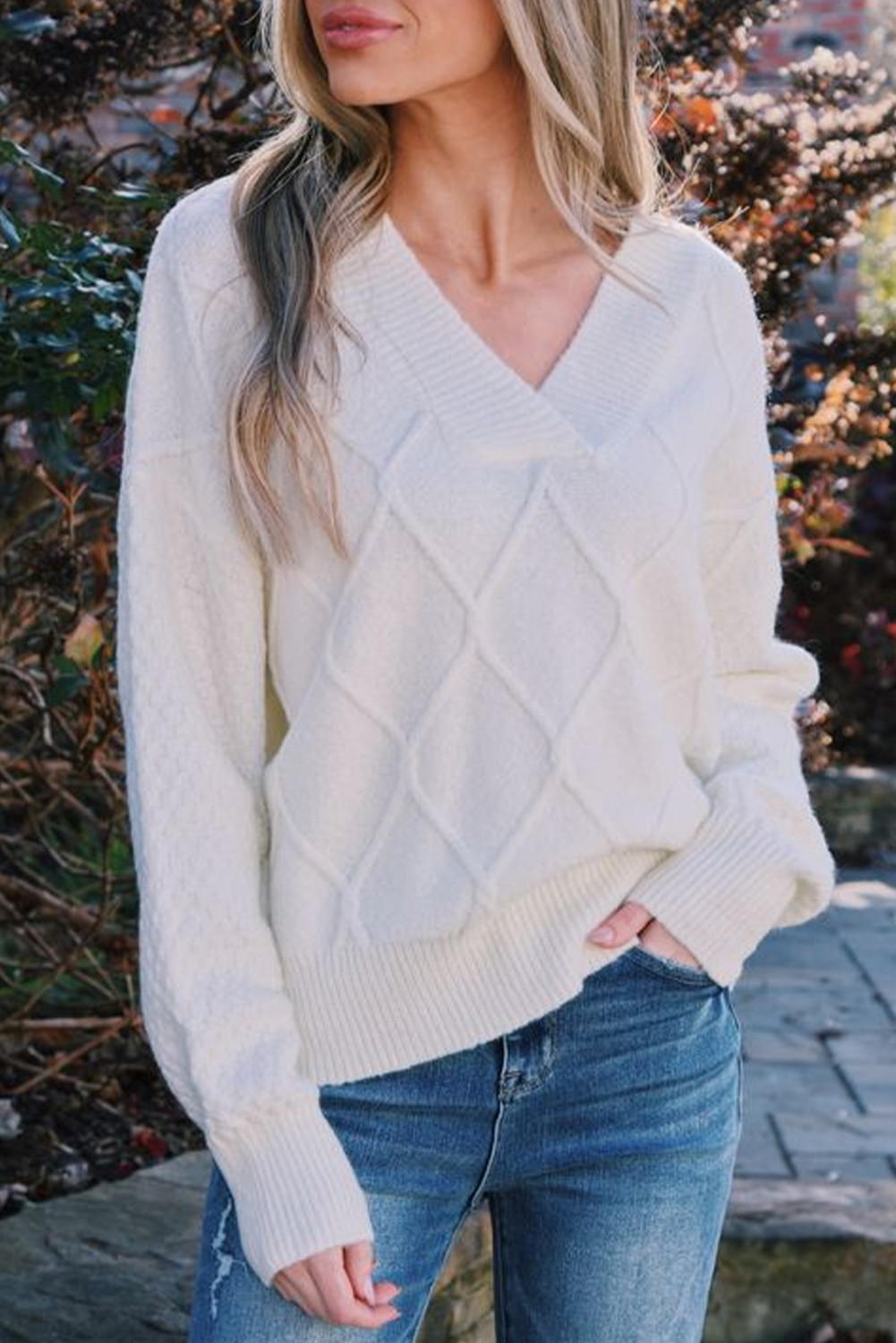 White sweater