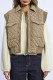 Pale Khaki Puffer Vest