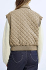 Pale Khaki Puffer Vest