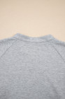 Gray Two-piece pullover sweatshirt set