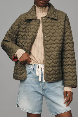 Jungle Green puffer vest LC856283-P609