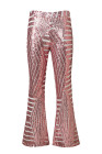 EVALESS Women's Sequin Pants Sparkly Glitter High Waisted Wide Leg Bell Bottom Night Out Clubwear Dance Flared Trousers Pants 2025 Womenswear Outfits