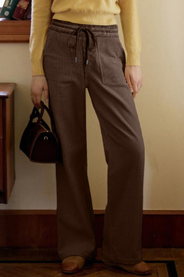 EVALESS Women's Trousers with Large Pockets Women's Trousers MNFW7713533-P1017