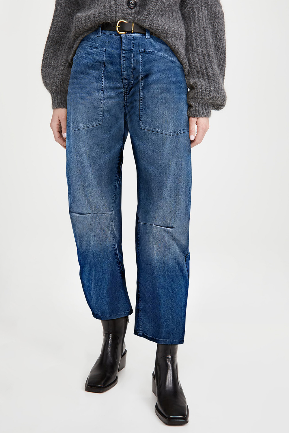 EVALESS Women‘s Baggy High Waisted Jeans Casual Wide Leg Boyfriend Stretchy Loose Fit Denim Zimbaplatinum Ankle Jeans Pants 2025 Fashion Womenswear Outfits