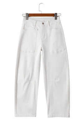 EVALESS Women‘s Baggy High Waisted Jeans Casual Wide Leg Boyfriend Stretchy Loose Fit Denim Zimbaplatinum Ankle Jeans Pants 2025 Fashion Womenswear Outfits MNFW7874985-P1