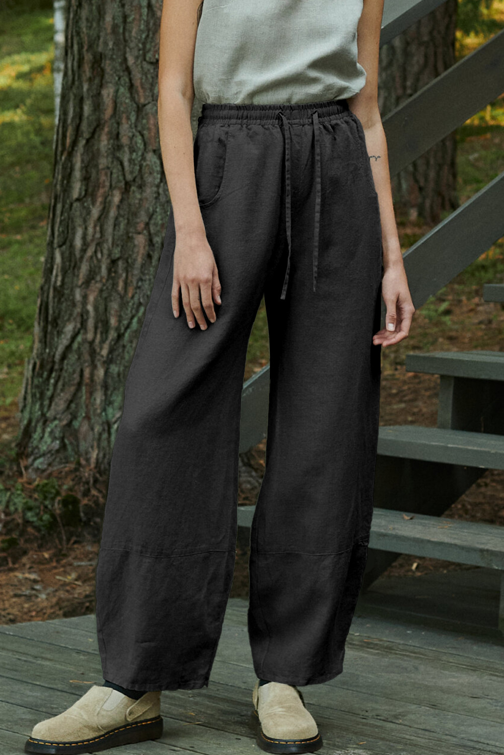 EVALESS Women's Loose Casual Pants