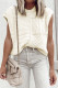 EVALESS Women's Casual Crop Sweater Vest Crewneck Loose Fit Knitwear Lightweight Sleeveless Breathable Tank Tops 2025 Trendy Womenswear Summer Outfits
