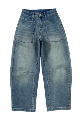 EVALESS Women‘s Baggy High Waisted Jeans Casual Wide Leg Boyfriend Stretchy Loose Fit Denim Zimbaplatinum Ankle Jeans Pants 2025 Fashion Womenswear Outfits MNFW7874985-P704