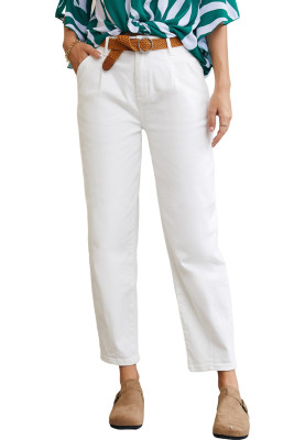 EVALESS High Waisted Baggy Cargo Jeans for Women Casual Loose Cropped Y2k Denim Pants MNFW7711839-1