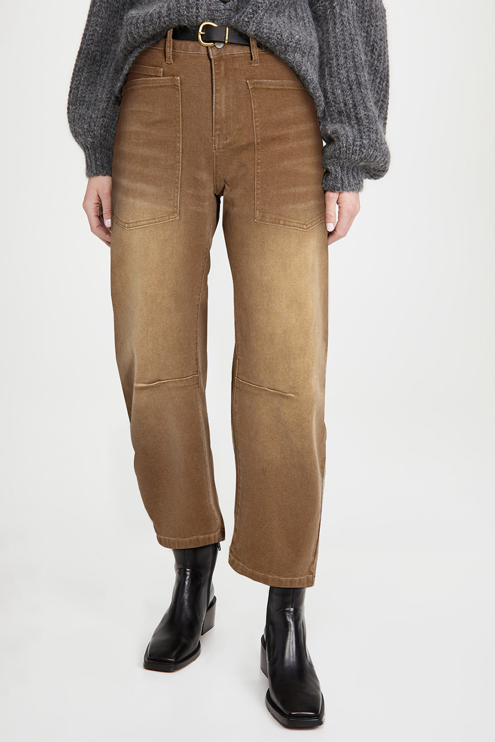 EVALESS Women‘s Baggy High Waisted Jeans Casual Wide Leg Boyfriend Stretchy Loose Fit Denim Zimbaplatinum Ankle Jeans Pants 2025 Fashion Womenswear Outfits