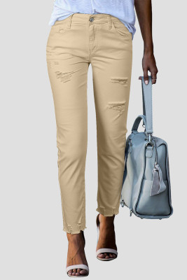 EVALESS Womens Spring Ankle Jeans High Waist Stretch Ripped Distressed Tummy Control Straight Leg Denim Jeans Pants 2025 Trendy Womenswear Outfits MNFW7872433-18