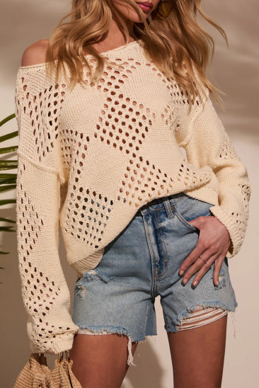 Oatmeal sweater LC2726419-P1015