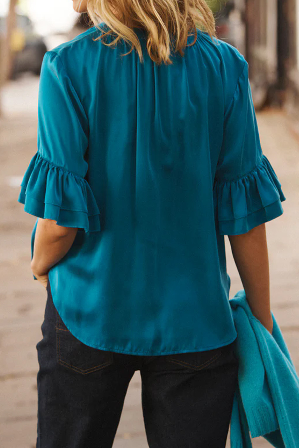 Blue blouse