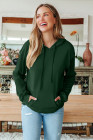 EVALESS Hoodies for Women Long Sleeve Patchwork Waffle Knit Drawstring Oversized Hooded Sweatshirt Tops Fashion 2025