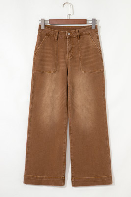 Breen Cropped High Rise Wide Leg Jeans LC7875597-P1517