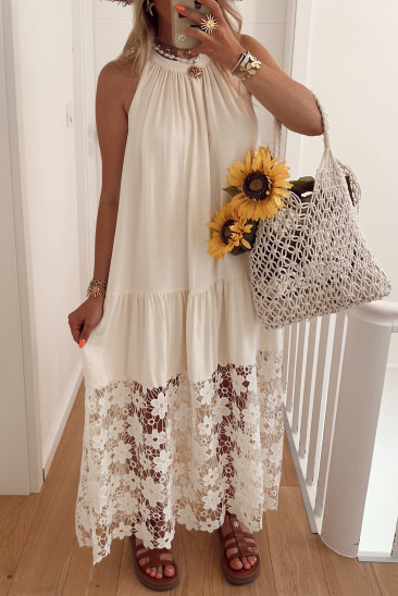 Beige dress LC6126299-P15