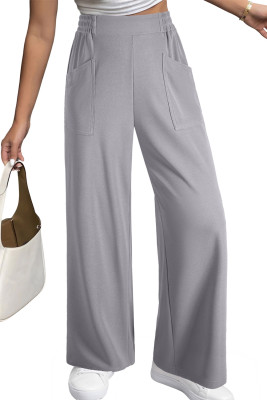 EVALESS Womens Baggy Wide Leg Pants Casual Elastic Waisted Palazzo Harem Pant with Pockets LC7713408-P11