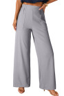 EVALESS Womens Baggy Wide Leg Pants Casual Elastic Waisted Palazzo Harem Pant with Pockets