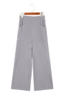 EVALESS Womens Baggy Wide Leg Pants Casual Elastic Waisted Palazzo Harem Pant with Pockets