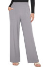 EVALESS Womens Baggy Wide Leg Pants Casual Elastic Waisted Palazzo Harem Pant with Pockets