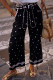 Black embroidered John pants