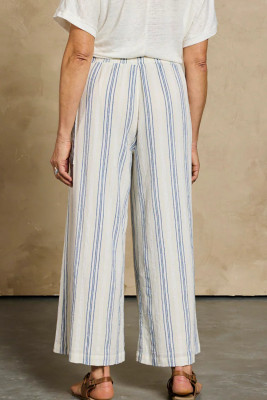 Beau Blue Milos Cotton Pants Azure Stripe LC7713932-P804