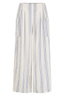 Beau Blue Milos Cotton Pants Azure Stripe