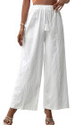 White Coastal Drift Lounge Pants