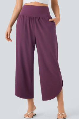 Violet SoCinched High Waisted Tummy Control Pocket Hem Quick Dry Pants LC7713956-P508