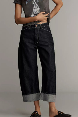 Black  The Kayden Barrel Carpenter Jeans by Pilcro LC7841064-P2