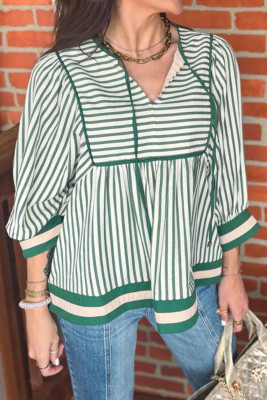 Green Stripe pullover LC25134870-P919