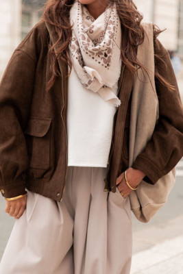 Coffee women's jacket LC8513986-P1017