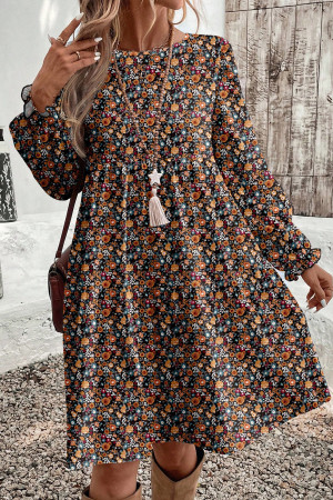 Brown dress LC6127555-P1720