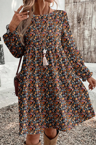 Brown dress LC6127555-P1720