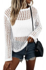 EVALESS Off The Shoulder Loose Knit Summer Sweater for Women Beach Vacation Clothes for Women Trendy 2026