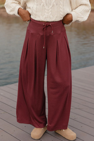 Burgundy pants LC7714344-P503
