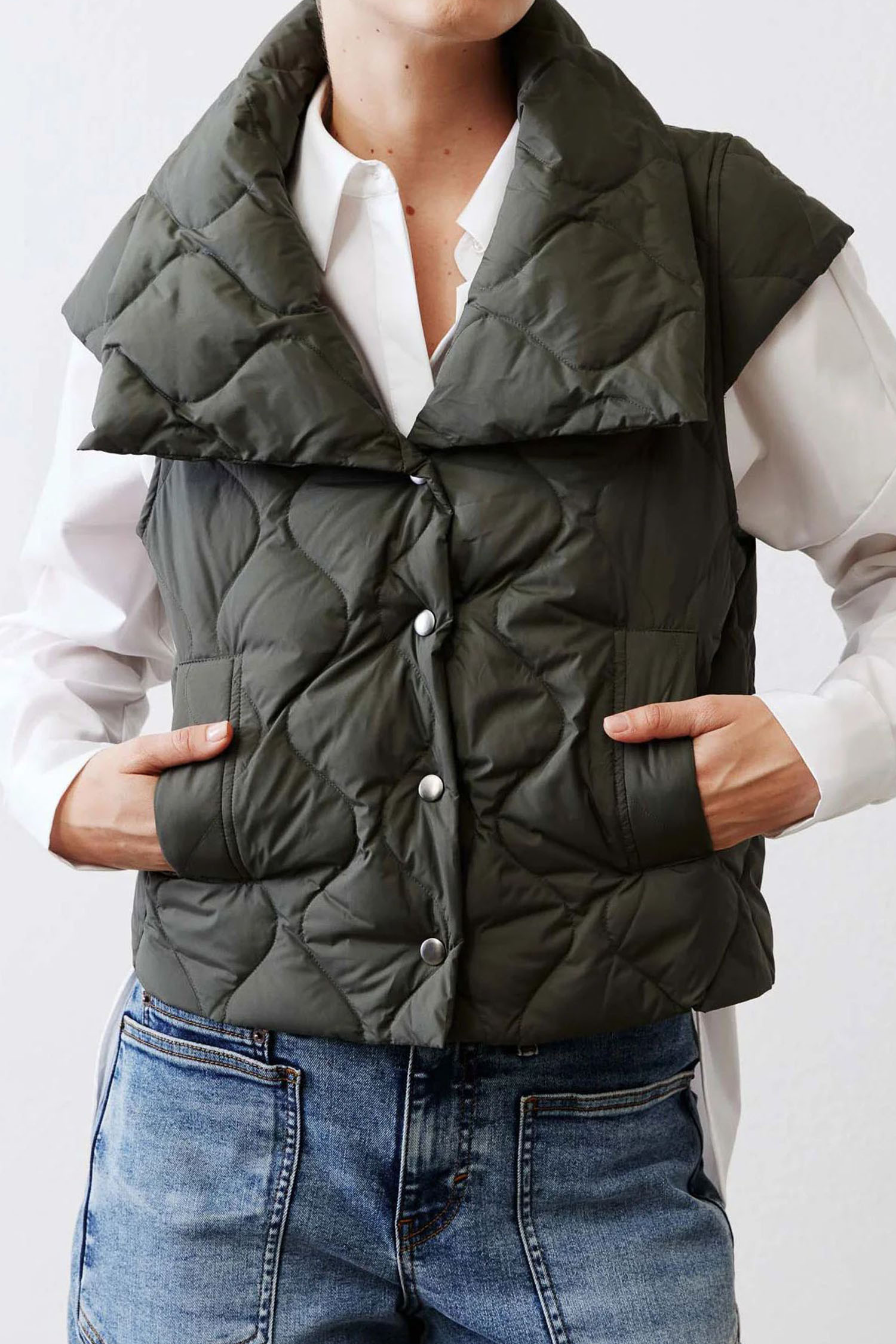 Four Leaf Clover women's down vest