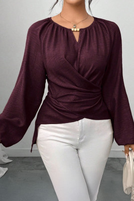 Red Dahlia blouse LC25135931-P403