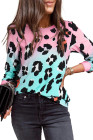 EVALESS Womens Crewneck Long Sleeve Tops Casual Polka Dots Tops Summer Fall 2025 Tshirts Shirts